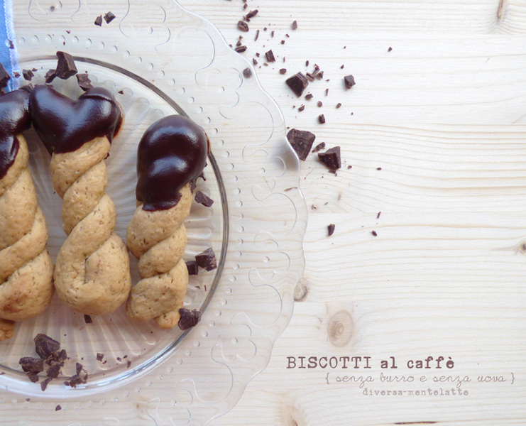 Biscotti al caffè senza burro e senza uova - Cucina Semplicemente - Origine foto: www.diversamentelatte.it