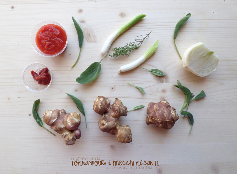 Topinambour e finocchi piccanti - Cucina Semplicemente - Origine foto: www.diversamentelatte.it